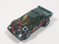 2004 Hot Wheels Tiki Torchers Lancia Stratos #4 Green Die Cast Toy Car Vehicle