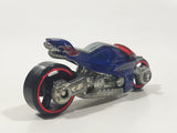 2008 Hot Wheels Canyon Carver BlueMotorcycle Motorbike Die Cast Toy Car Vehicle