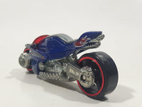 2008 Hot Wheels Canyon Carver BlueMotorcycle Motorbike Die Cast Toy Car Vehicle