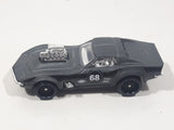2021 Hot Wheels Nightburnerz Gas Monkey '68 Corvette Matte Dark Grey Die Cast Toy Car Vehicle