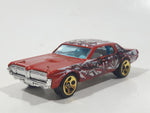 2003 Hot Wheels HW Anime '68 Mercury Cougar Quyen Dark Orange Red Die Cast Toy Muscle Car Vehicle