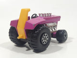 Vintage 1972 Lesney Products Matchbox No. 29 Mod Tractor Magenta Pink Die Cast Toy Car Farming Equipment Machinery Vehicle