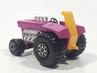 Vintage 1972 Lesney Products Matchbox No. 29 Mod Tractor Magenta Pink Die Cast Toy Car Farming Equipment Machinery Vehicle