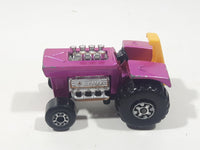 Vintage 1972 Lesney Products Matchbox No. 29 Mod Tractor Magenta Pink Die Cast Toy Car Farming Equipment Machinery Vehicle