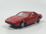 Vintage Soma Pontiac Fiero Turbo Red Die Cast Toy Car Vehicle with Opening Doors