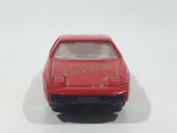 Vintage Soma Pontiac Fiero Turbo Red Die Cast Toy Car Vehicle with Opening Doors