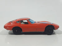 Vintage Yatming No. 1006 Toyota 2000 GT Orange Die Cast Toy Car Vehicle