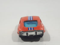 Vintage Yatming No. 1006 Toyota 2000 GT Orange Die Cast Toy Car Vehicle