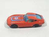 Vintage Yatming No. 1006 Toyota 2000 GT Orange Die Cast Toy Car Vehicle