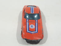 Vintage Yatming No. 1006 Toyota 2000 GT Orange Die Cast Toy Car Vehicle