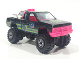 1991 Hot Wheels Nissan Hardbody Truck Black Die Cast Toy Car Vehicle