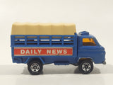 Vintage Tomica Nissan Caball Daily News Truck Blue 1/68 Scale Die Cast Toy Car Vehicle Made in Japan