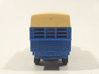 Vintage Tomica Nissan Caball Daily News Truck Blue 1/68 Scale Die Cast Toy Car Vehicle Made in Japan