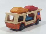 Vintage 1976 Lesney Matchbox Superfast No. 11 Car Transporter Semi Truck Orange Die Cast Toy Car Vehicle Made in England