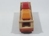 Vintage 1976 Lesney Matchbox Superfast No. 11 Car Transporter Semi Truck Orange Die Cast Toy Car Vehicle Made in England