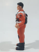 2001 McDonald's Hasbro Action Man Orange 3 3/4" Tall Toy Action Figure