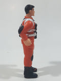 2001 McDonald's Hasbro Action Man Orange 3 3/4" Tall Toy Action Figure