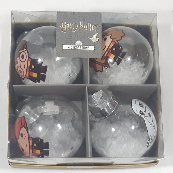 2019 Wizarding World Harry Potter 4 Christmas Tree Decorations New in Box
