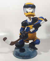 Disney Disneyland Resort Donald Duck Ice Hockey Player Bobble Head 7 1/2" Tall Resin Sculpture