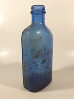 Antique The Chas H. Phillips Chemical Company Milk Of Magnesia 7 1/2" Tall Cobalt Blue Medicine Bottle Glenbrook Conn