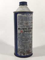 Vintage Hard To Find Whiz Hollingshead Zorbit Gas-Line Anti-Freeze 7 1/8" Tall Metal Can