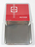 Vintage Agio Petitos 20 Cigars Red Hinged Tin Metal Case Holder Made in Holland