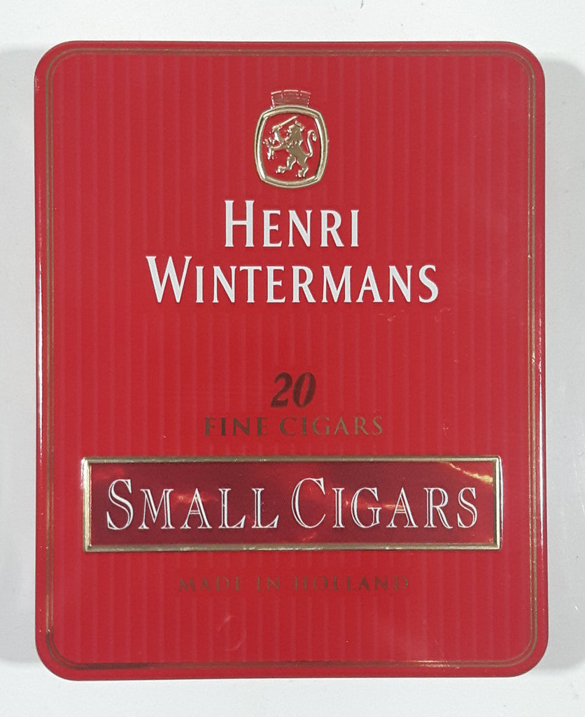Vintage Henri Wintermans 20 Fine Cigars Small Cigars Red Hinged Tin Me ...