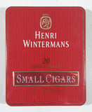 Vintage Henri Wintermans 20 Fine Cigars Small Cigars Red Hinged Tin Metal Case Holder Made in Holland