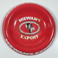 Vintage McEwan's Export Beer Red 5 7/8" Metal Ash Tray