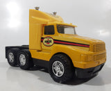 1989 Remco Semi Tractor Truck Pennzoil Yellow Die Cast Toy Car Vehicle