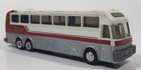 1994 Road Champs Tour Buses Eagle Coach Bus Sun Tours Canyonlands White and Red Die Cast Toy Car Vehicle