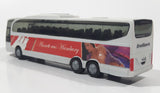 Rare Erotikserie No. 14 Limited Edition Mercedes-Benz Travego Reisebus Bus No. WG-155 Annett aus Hamburg White 1:87 Scale Plastic Die Cast Toy Car Vehicle