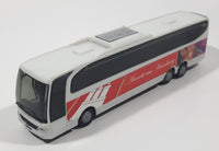 Rare Erotikserie No. 14 Limited Edition Mercedes-Benz Travego Reisebus Bus No. WG-155 Annett aus Hamburg White 1:87 Scale Plastic Die Cast Toy Car Vehicle