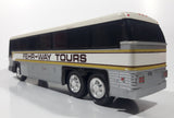 Fehr-Way Coach Bus White Plastic Toy Coin Bank