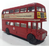 Vintage Corgi Toys London Transport Routemaster Double Decker Bus "Hamley's The finest toyshop in the world" Red 1/50 Scale Die Cast Toy Car Vehicle