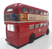 Vintage Corgi Toys London Transport Routemaster Double Decker Bus "Hamley's The finest toyshop in the world" Red 1/50 Scale Die Cast Toy Car Vehicle