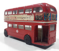Vintage Corgi Toys London Transport Routemaster Double Decker Bus "Hamley's The finest toyshop in the world" Red 1/50 Scale Die Cast Toy Car Vehicle