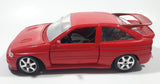 Maisto Ford Escort RS Cosworth Red 1/24 Scale Die Cast Toy Car Vehicle with Opening Doors Hood and Hatch