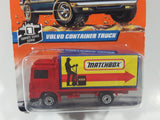 1997 Matchbox Series 1 Volvo Container Truck Red Die Cast Toy Car Vehicle New In Package