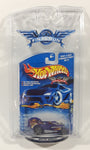 2001 Hot Wheels Final Run Skullrider Purple Die Cast Toy Car Vehicle New In Package and Card Case