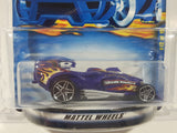 2001 Hot Wheels Final Run Skullrider Purple Die Cast Toy Car Vehicle New In Package and Card Case