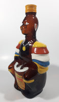 Vintage Angostura Trinidad Old Oak Rum Limbo Drummer 750 ml 9 3/4" Tall Brown Amber Glass Liquor Bottle