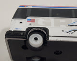 1990s Greyhound Bus 6307 White Die Cast Toy Car Vehicle with Rubber Tires