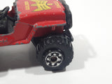 1984 Matchbox Jeep 4x4 Golden Eagle Red Die Cast Toy Car Vehicle Made in Macau