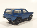 Vintage 1980s Zee Zylmex P359 Chevy Blazer Blue Die Cast Toy Car Vehicle