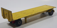 Vintage 1971 Lesney Matchbox Super Kings K-20 Tasker Transporter Ford Tractor Red and Yellow Die Cast Toy Car Vehicle Busted