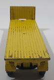 Vintage 1971 Lesney Matchbox Super Kings K-20 Tasker Transporter Ford Tractor Red and Yellow Die Cast Toy Car Vehicle Busted