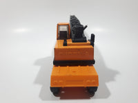 1980 Buddy L Crane Semi Trailer Orange Plastic and Pressed Steel Toy Car Vehicle Made in Japan