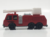 1992 Tonka Fire Ladder Truck Red Die Cast Toy Car Construction Equipment Vehicle - McDonald's Happy Meal