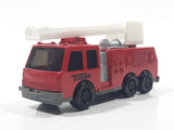 1992 Tonka Fire Ladder Truck Red Die Cast Toy Car Construction Equipment Vehicle - McDonald's Happy Meal